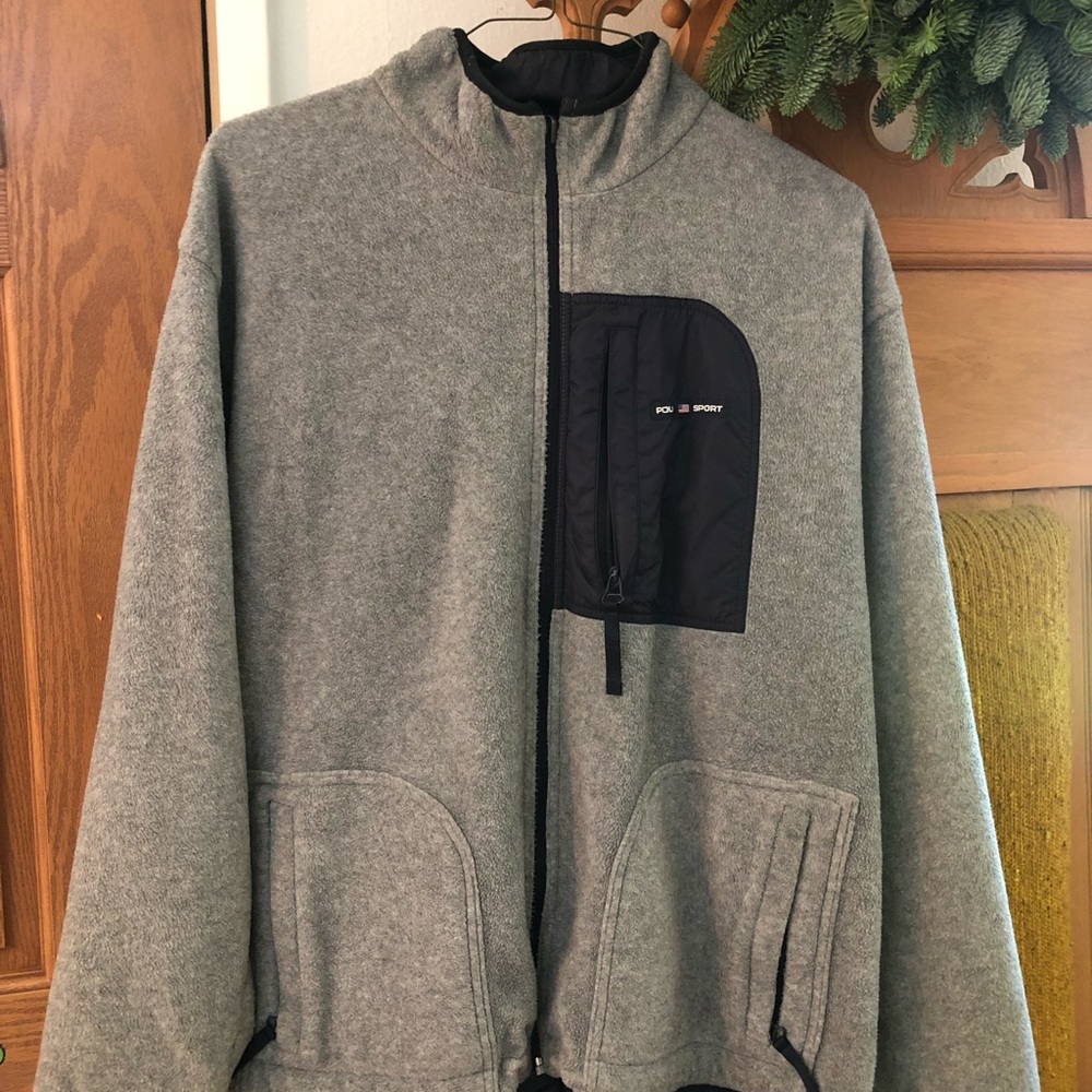Vintage Reversible Polo Sport Jacket